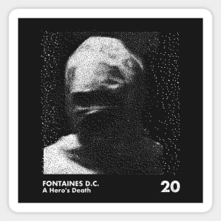 Fontaines DC / Minimalist Graphic Artwork Design Sticker